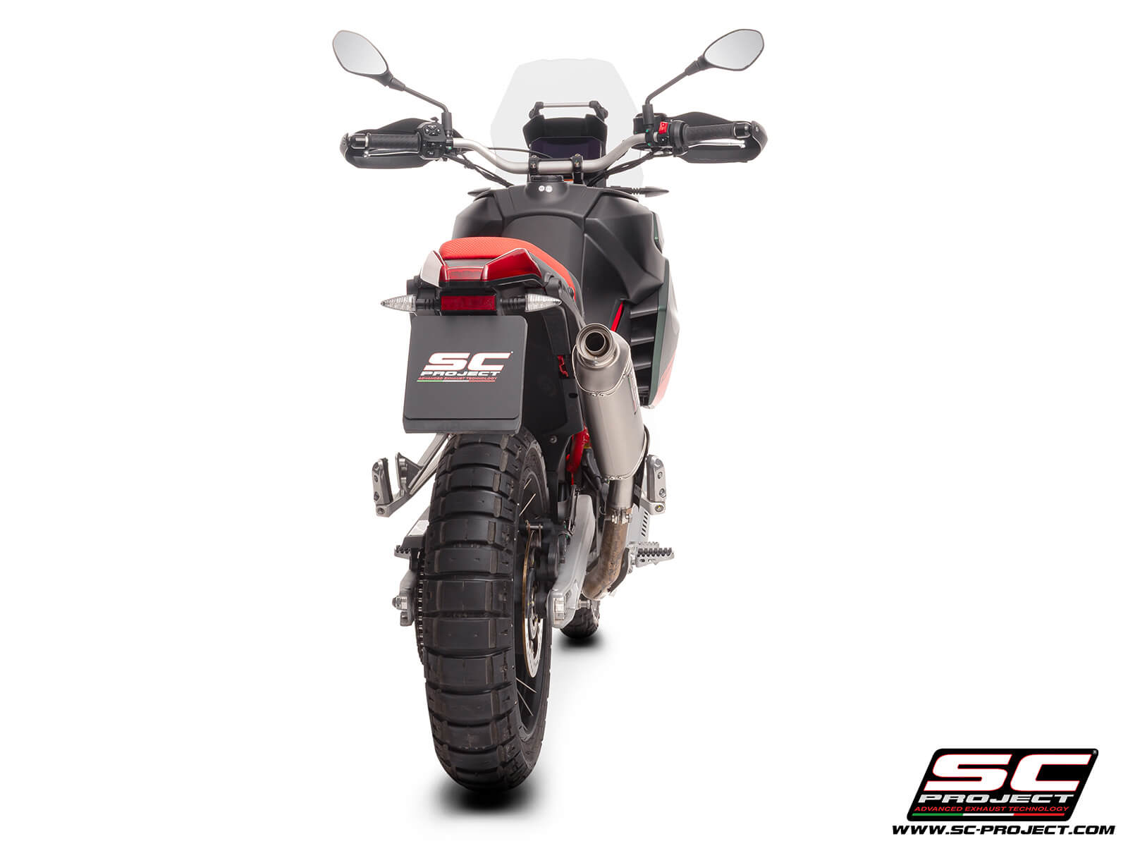 APRILIA TUAREG 660 (2025) Rally Raid titanium exhaust