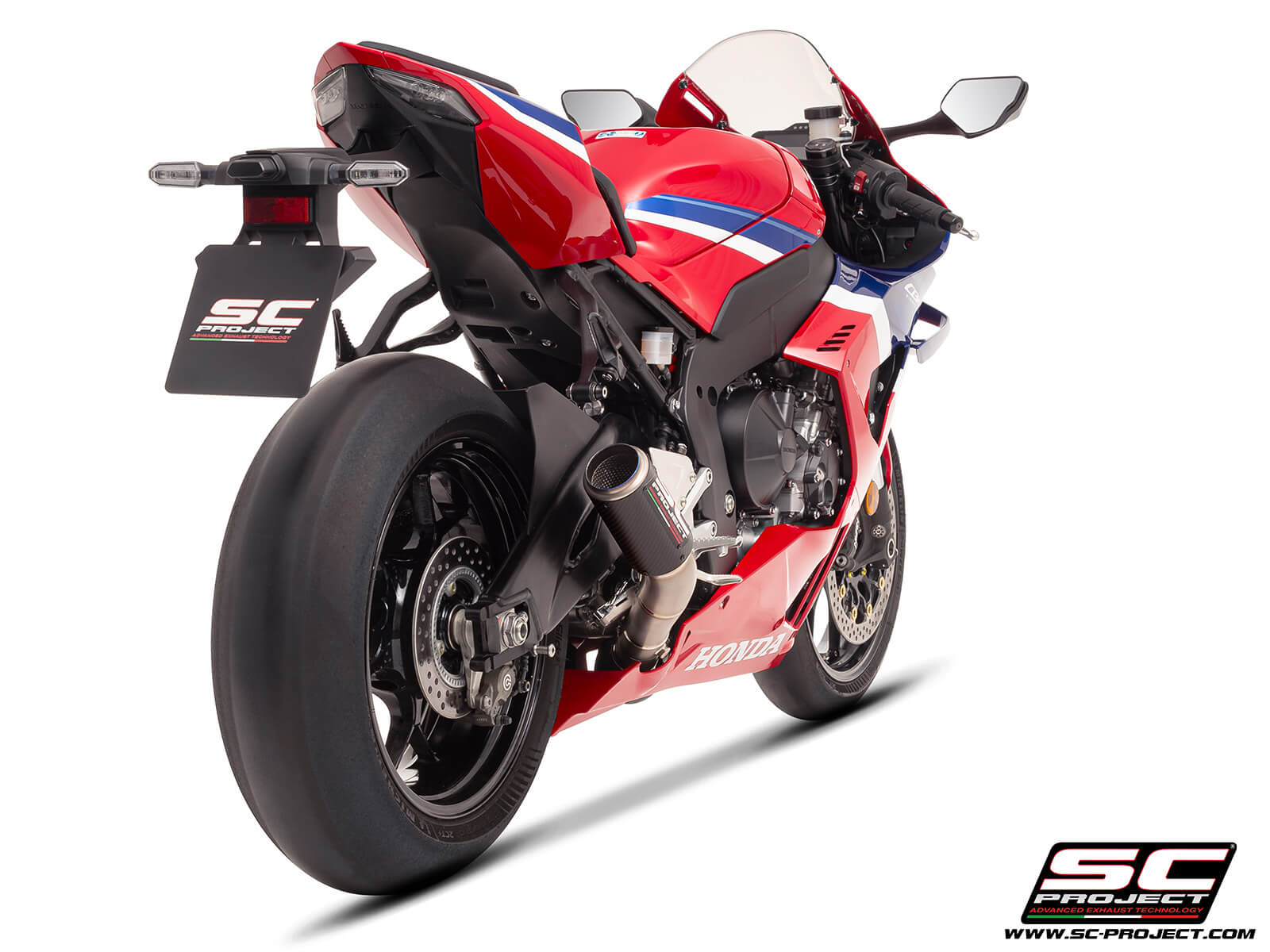 HONDA CBR1000RR-R (2024 - 2025) CR-T carbon fibre exhaust, with titanium exhaust valve