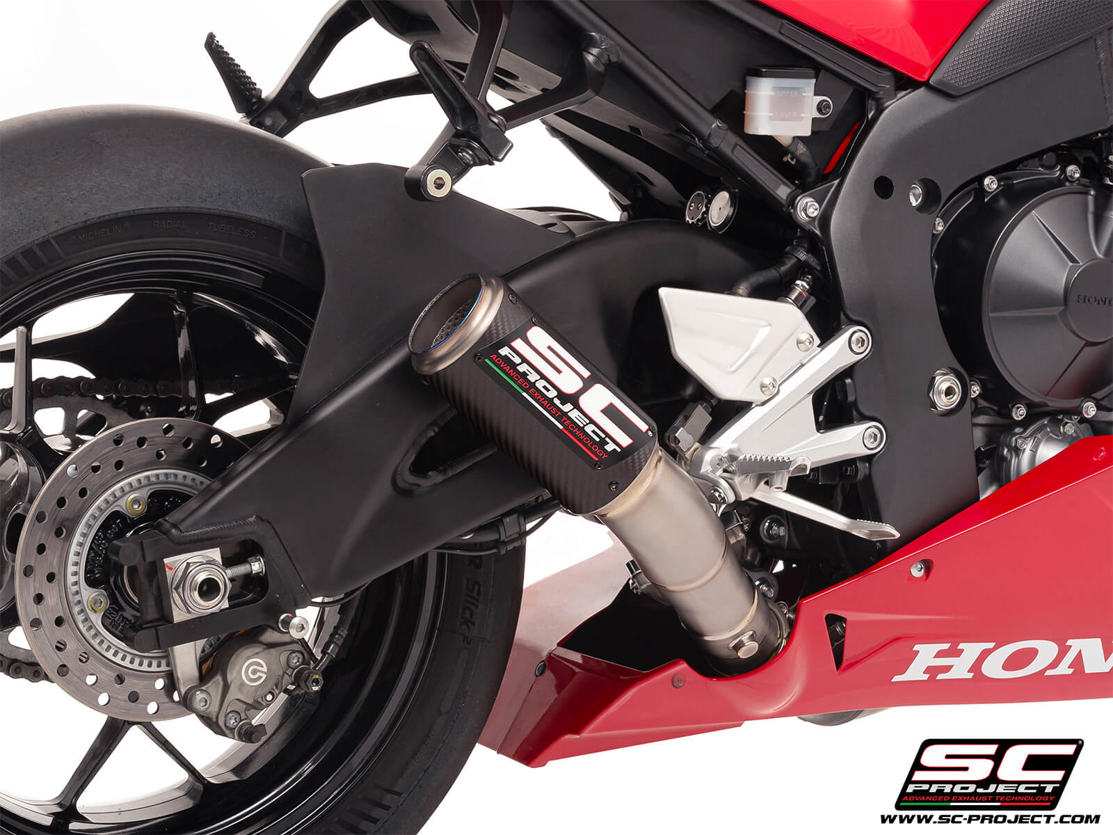 HONDA CBR1000RR-R (2024 - 2025) CR-T carbon fibre exhaust, with titanium exhaust valve