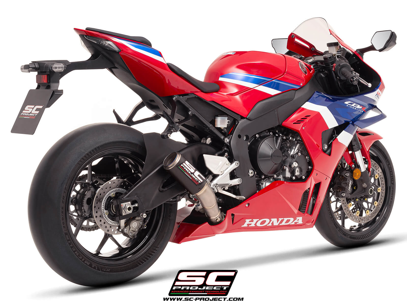 HONDA CBR1000RR-R (2024 - 2025) CR-T carbon fibre exhaust, with titanium exhaust valve