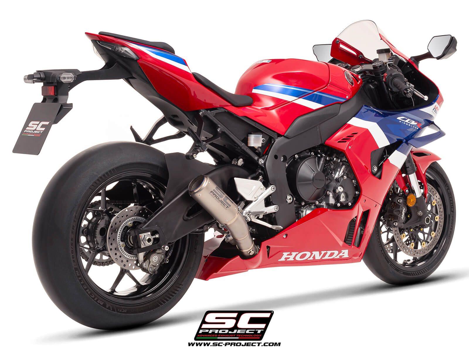 HONDA CBR1000RR-R (2024 - 2025) CR-T titanium exhaust, with titanium exhaust valve