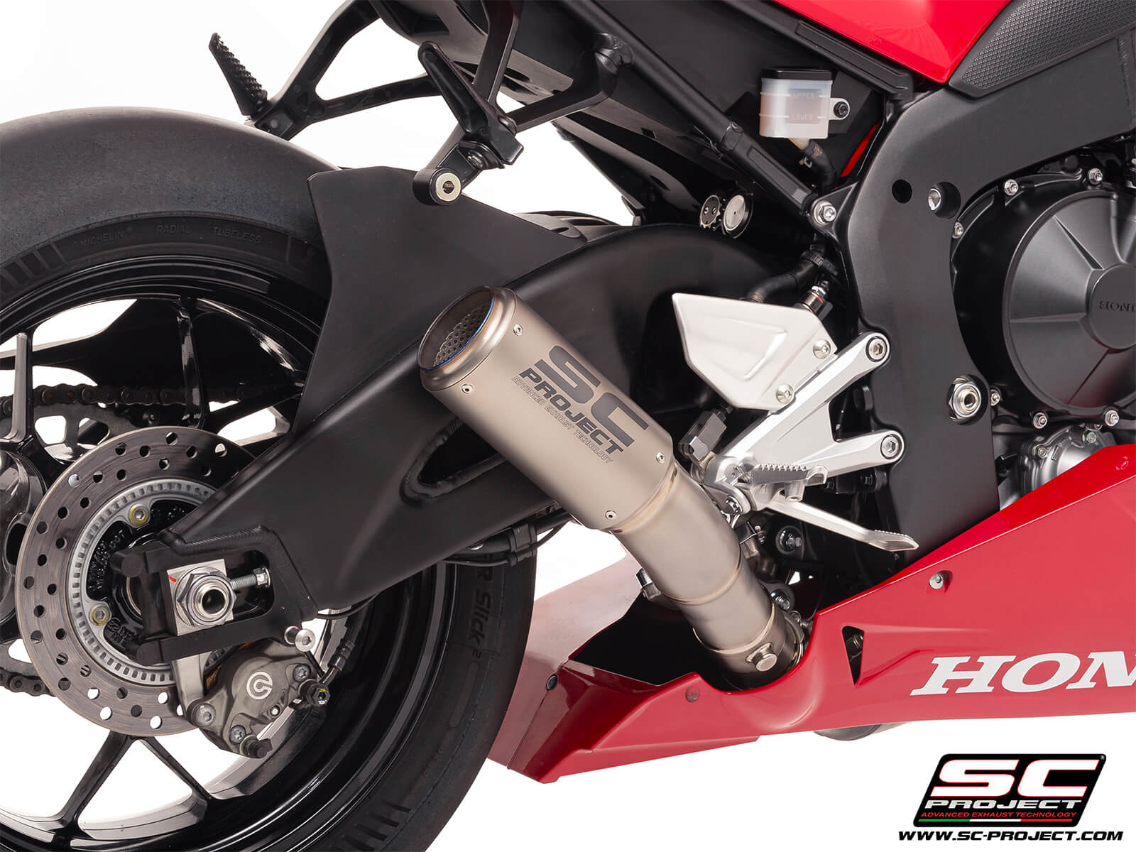 HONDA CBR1000RR-R (2024 - 2025) CR-T titanium exhaust, with titanium exhaust valve
