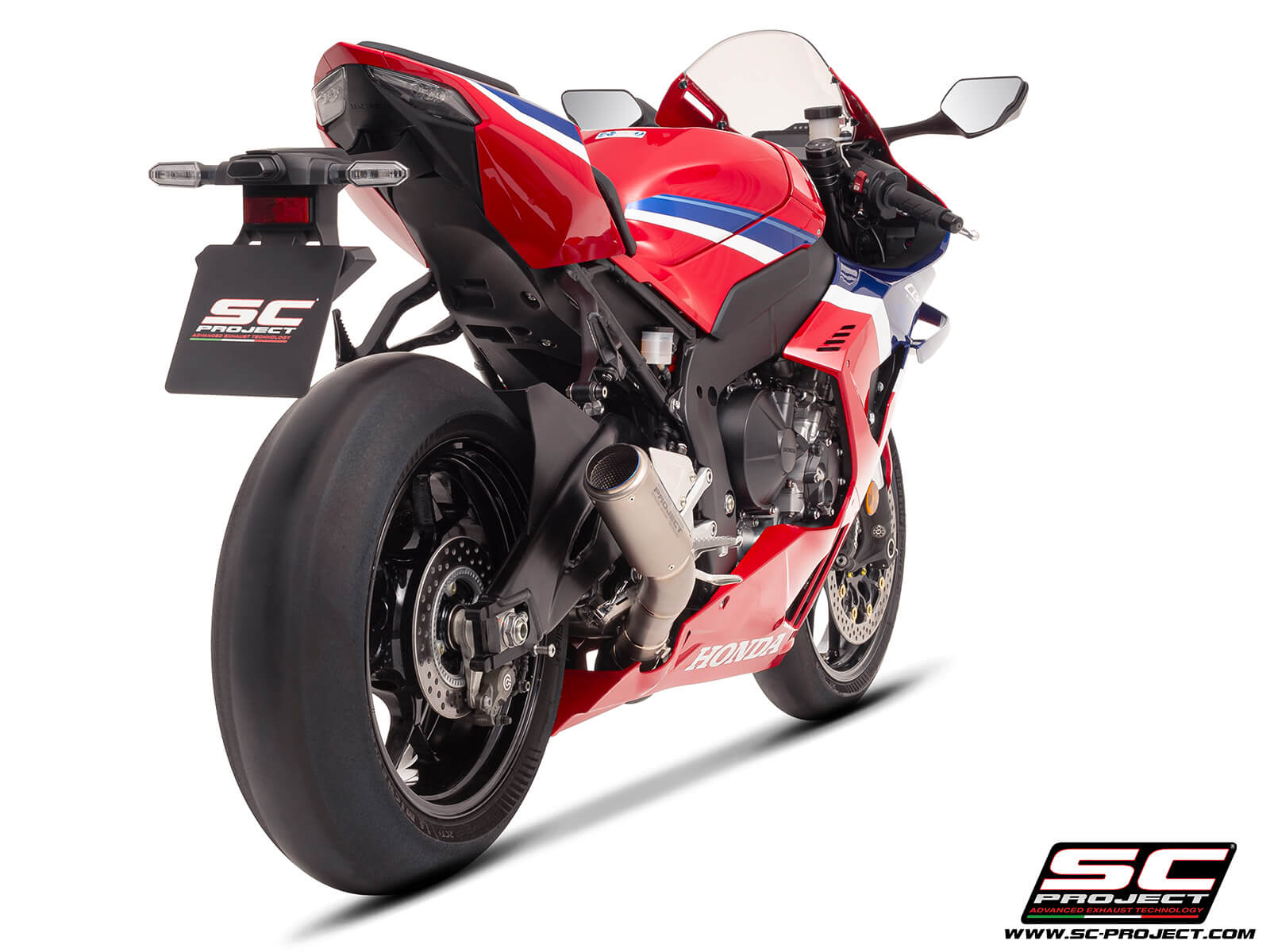 HONDA CBR1000RR-R (2024 - 2025) CR-T titanium exhaust, with titanium exhaust valve