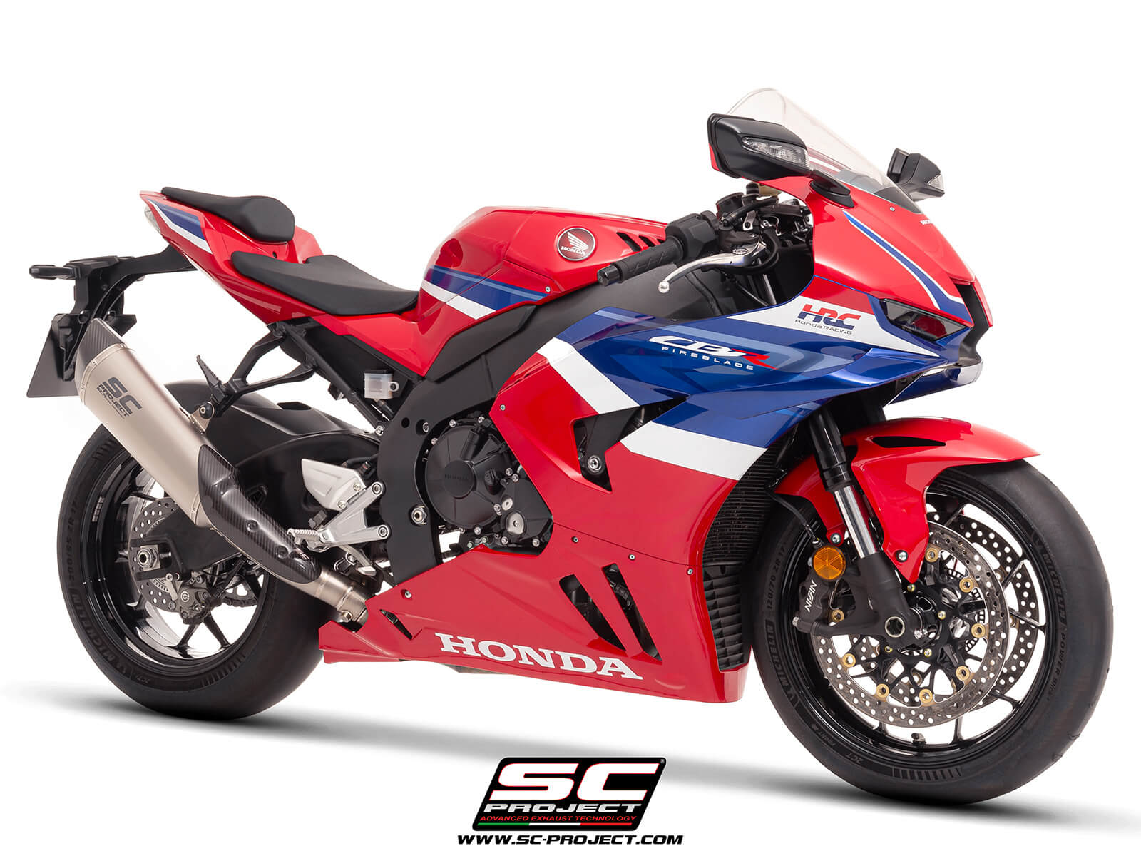 HONDA CBR1000RR-R (2024 - 2025) SC1-R (350mm) titanium exhaust, with titanium exhaust valve
