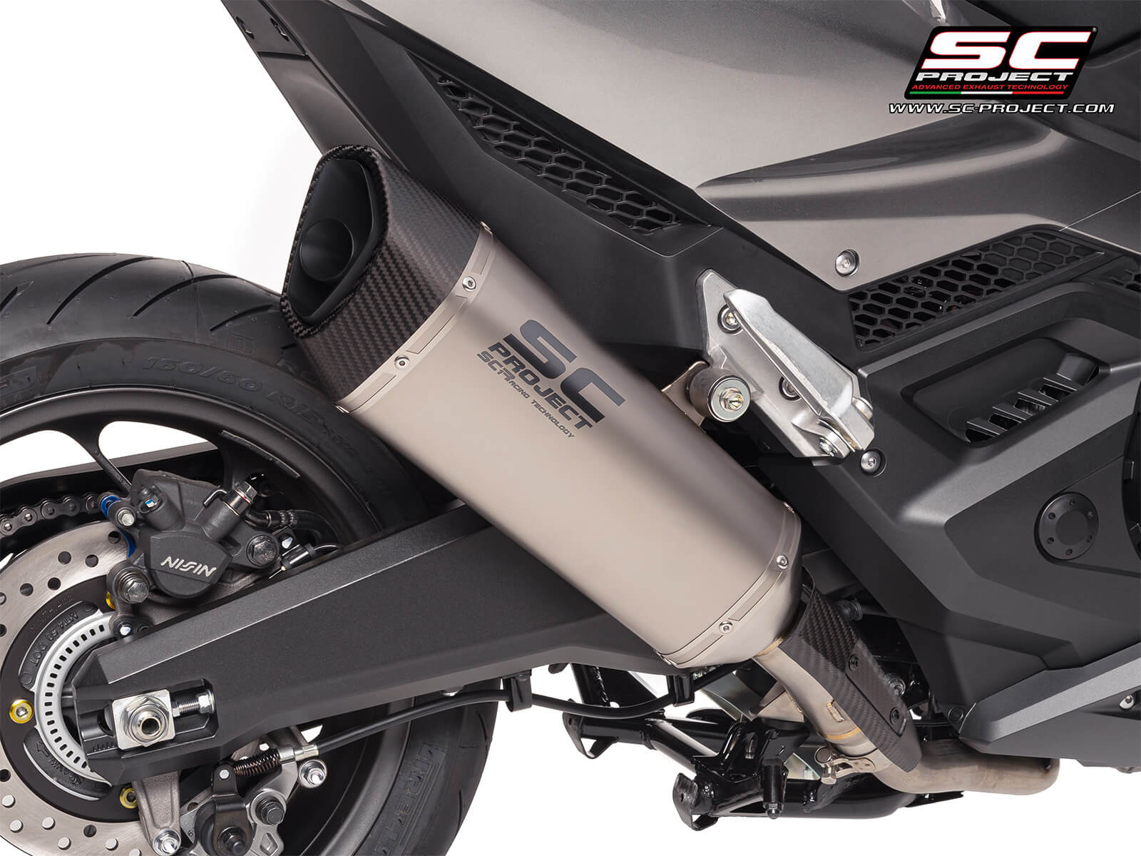 Honda FORZA 750 (2025) SC1-R titanium exhaust