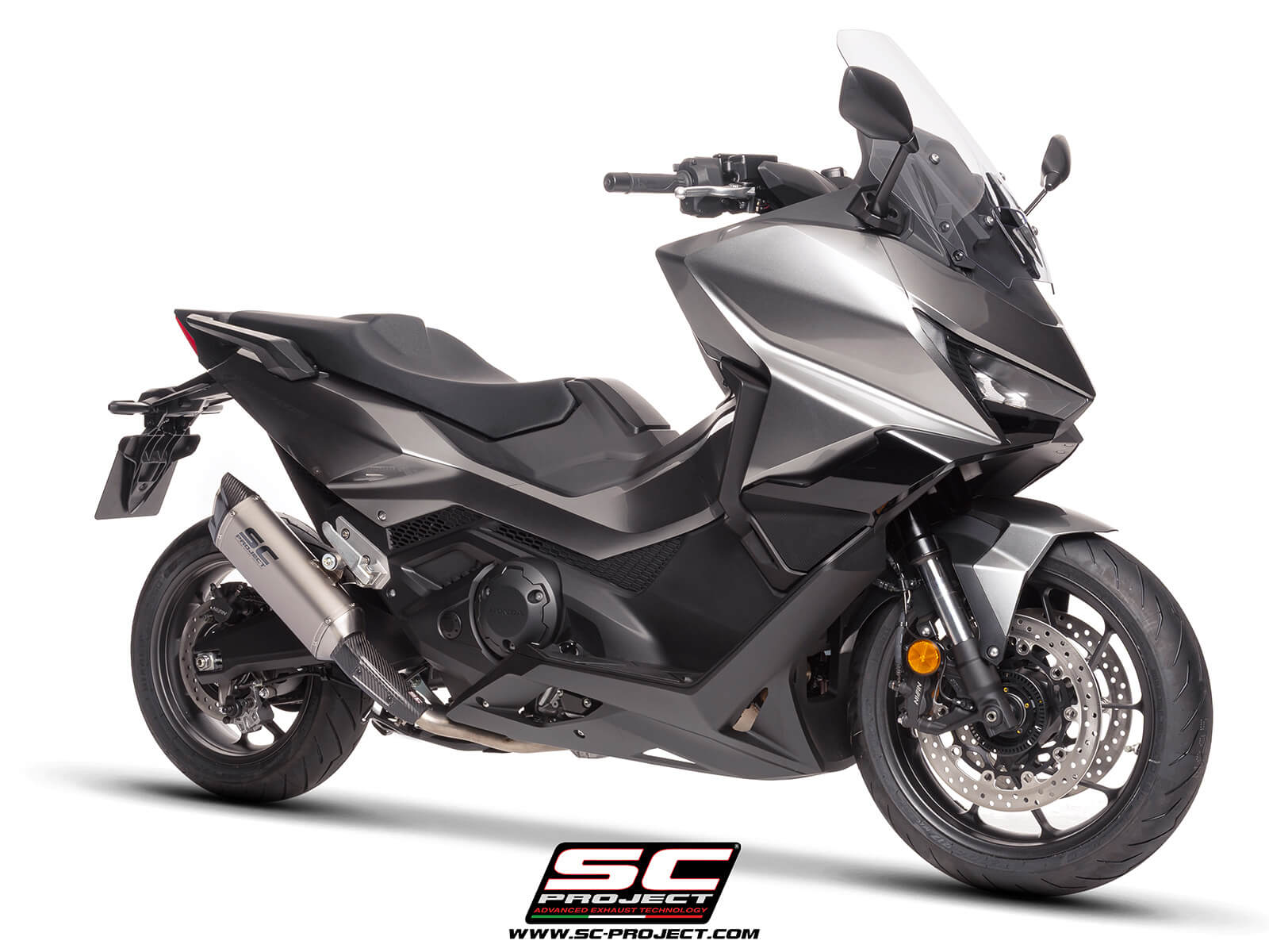 Honda FORZA 750 (2025) SC1-X titanium exhaust