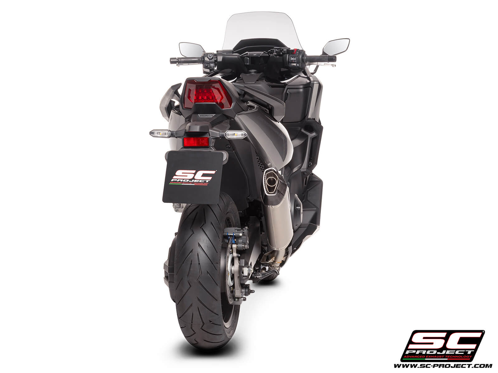 Honda FORZA 750 (2025) SC1-X titanium exhaust