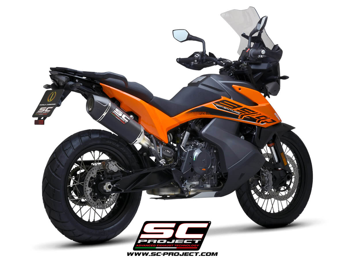 KTM 890 ADVENTURE R (2025-2026) X-Plorer II carbon fibre exhaust
