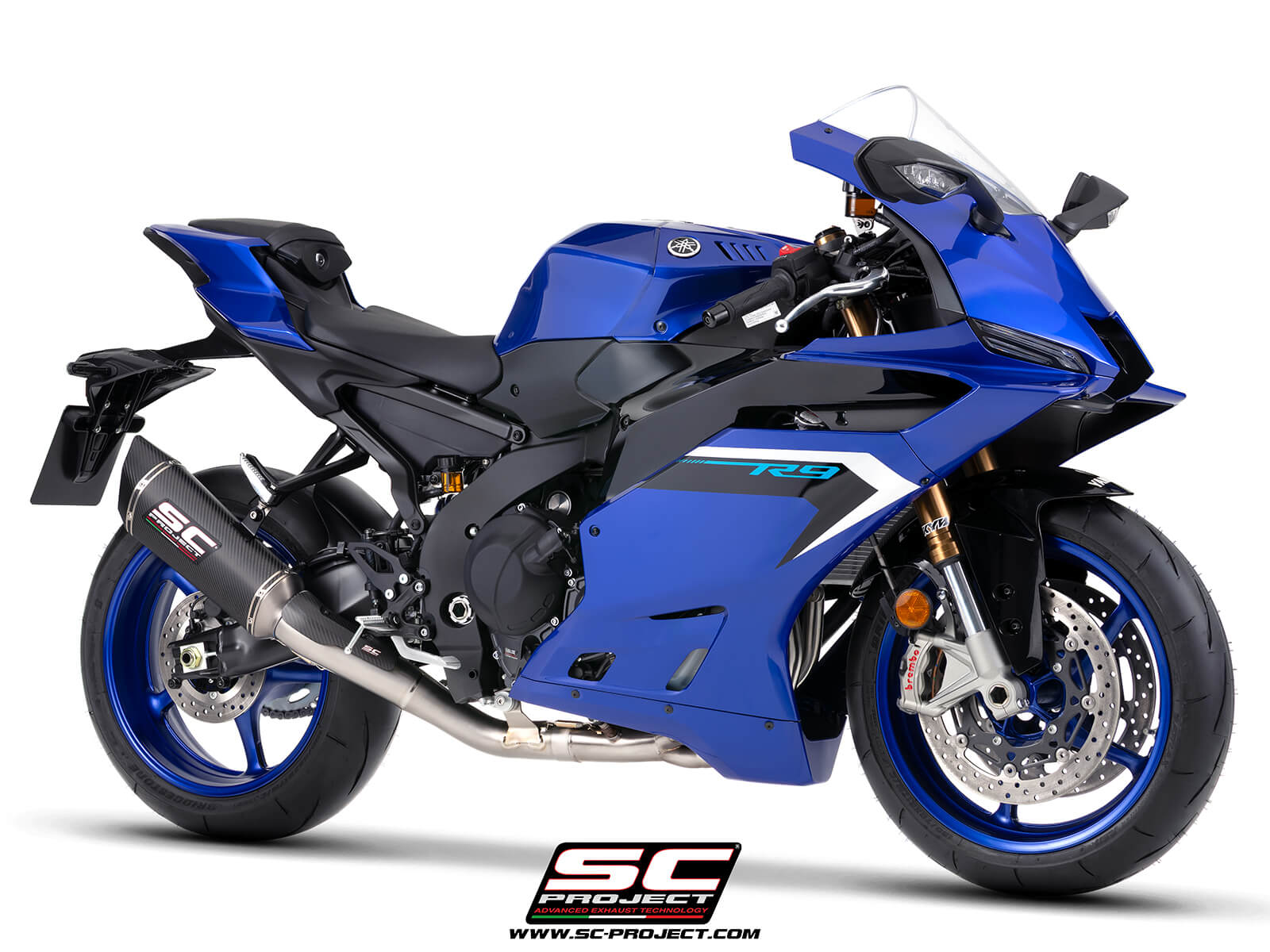Yamaha R9 (2025) 3-1 full exhaust system, with SC1-R carbon fibre exhaust