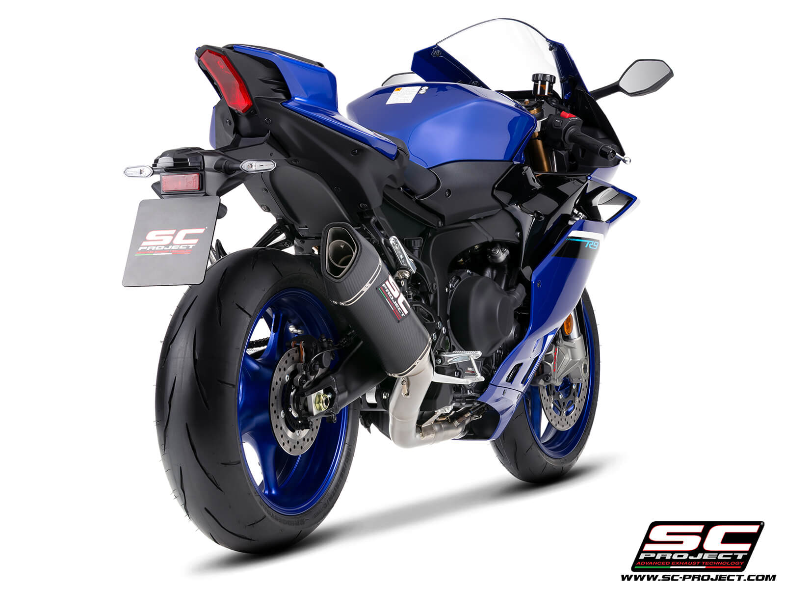 Yamaha R9 (2025) 3-1 full exhaust system, with SC1-R carbon fibre exhaust