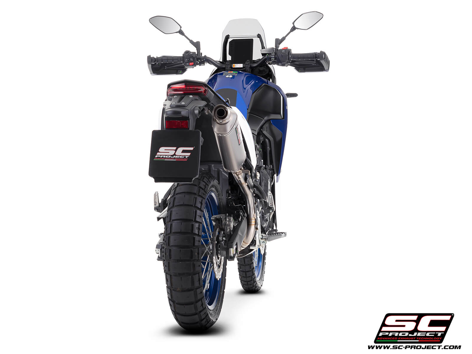 Yamaha TENERE 700 (2025) - Euro 5+ Rally Raid titanium exhaust, high mount