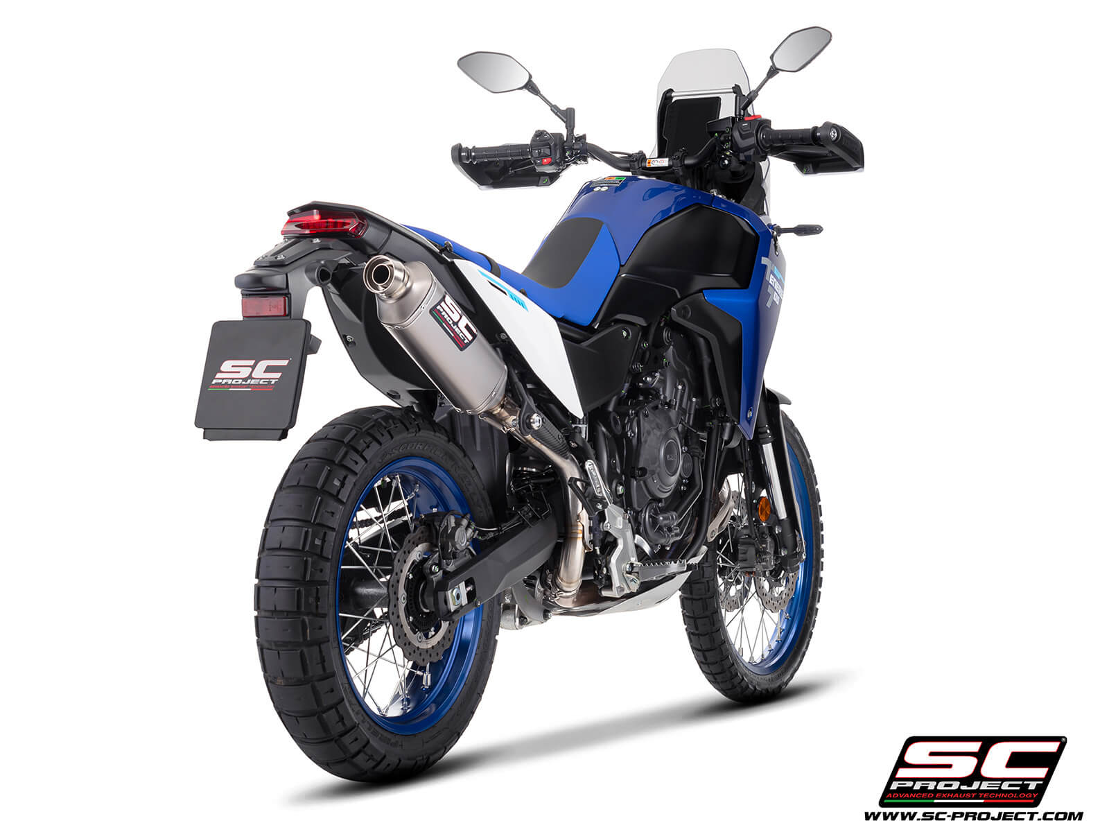 Yamaha TENERE 700 (2025) - Euro 5+ Rally Raid titanium exhaust, high mount