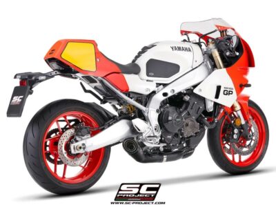 YAMAHA XSR900 GP (2024 - 2025) 3-1 Stainless steel full exhaust system, with S1 stainless steel exhaust, matt black